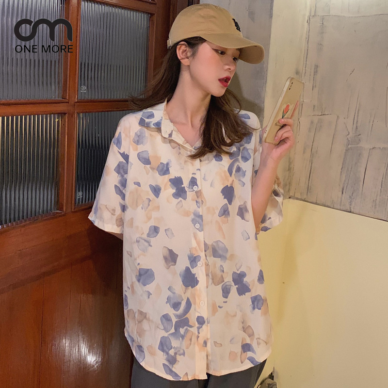 シャツ  シンプル   簡約 かわいい 春服 ハワイ 着痩せ きれいめ おしゃれ