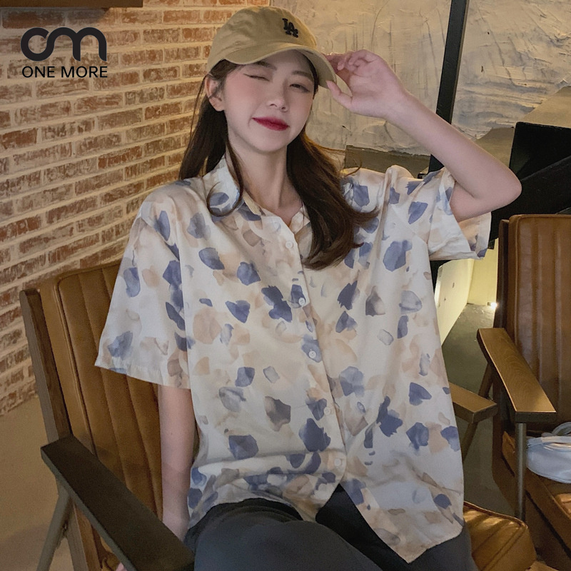 シャツ  シンプル   簡約 かわいい 春服 ハワイ 着痩せ きれいめ おしゃれ