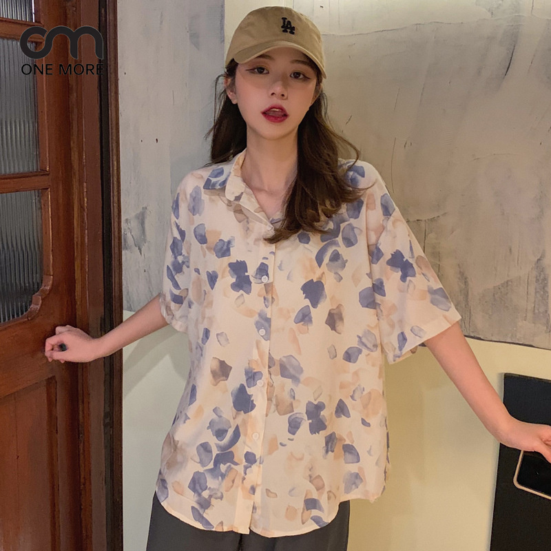 シャツ  シンプル   簡約 かわいい 春服 ハワイ 着痩せ きれいめ おしゃれ