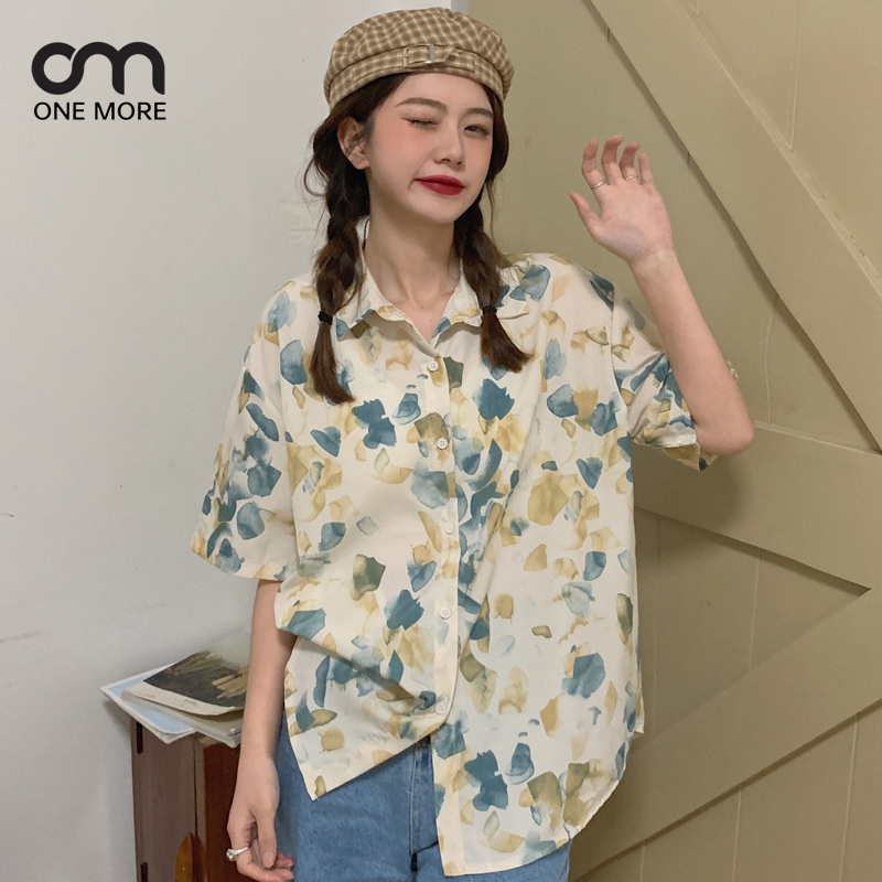 シャツ  シンプル   簡約 かわいい 春服 ハワイ 着痩せ きれいめ おしゃれ