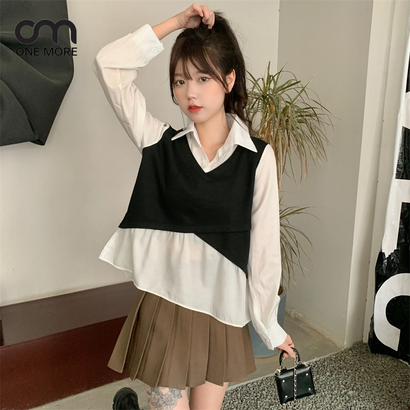 シャツ  シンプル  カジュアル  簡約 かわいい 春服 ハワイ 着痩せ きれいめ おしゃれ
