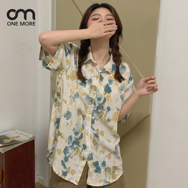シャツ  シンプル   簡約 かわいい 春服 ハワイ 着痩せ きれいめ おしゃれ