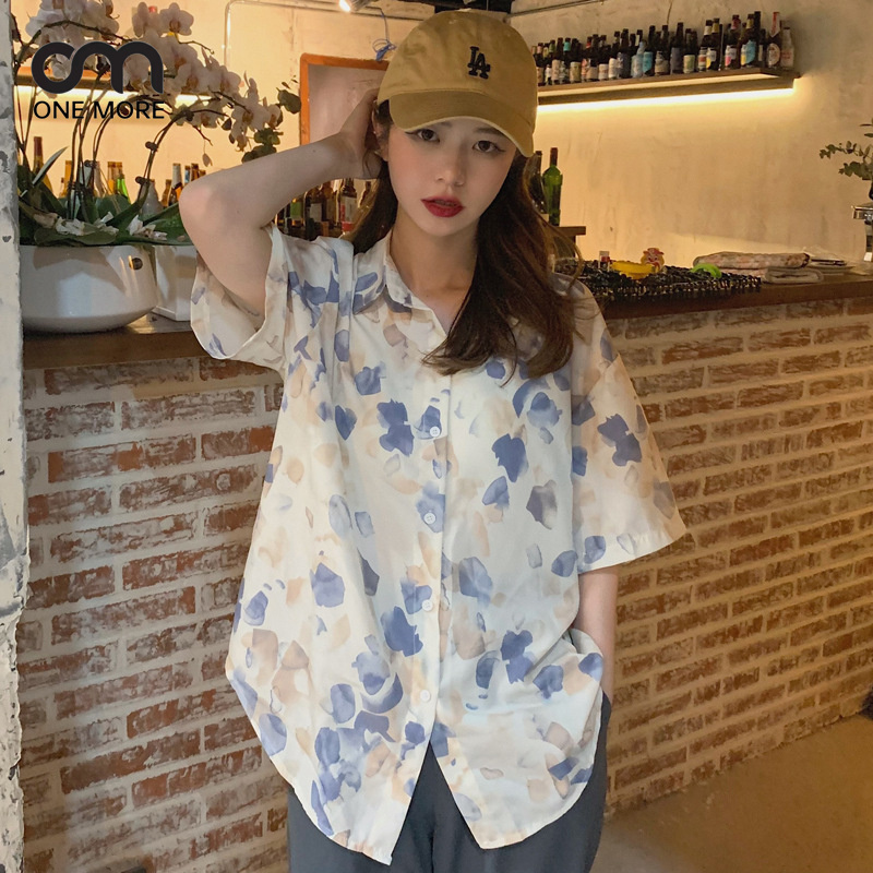 シャツ  シンプル   簡約 かわいい 春服 ハワイ 着痩せ きれいめ おしゃれ
