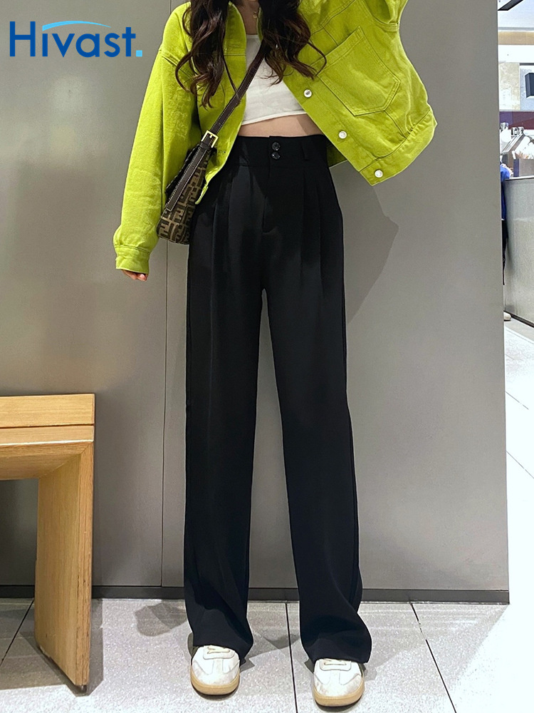 レッグパンツ 女性 ワイドパンツ  ハイウエスト 通勤 フォーマル オフィス 上品