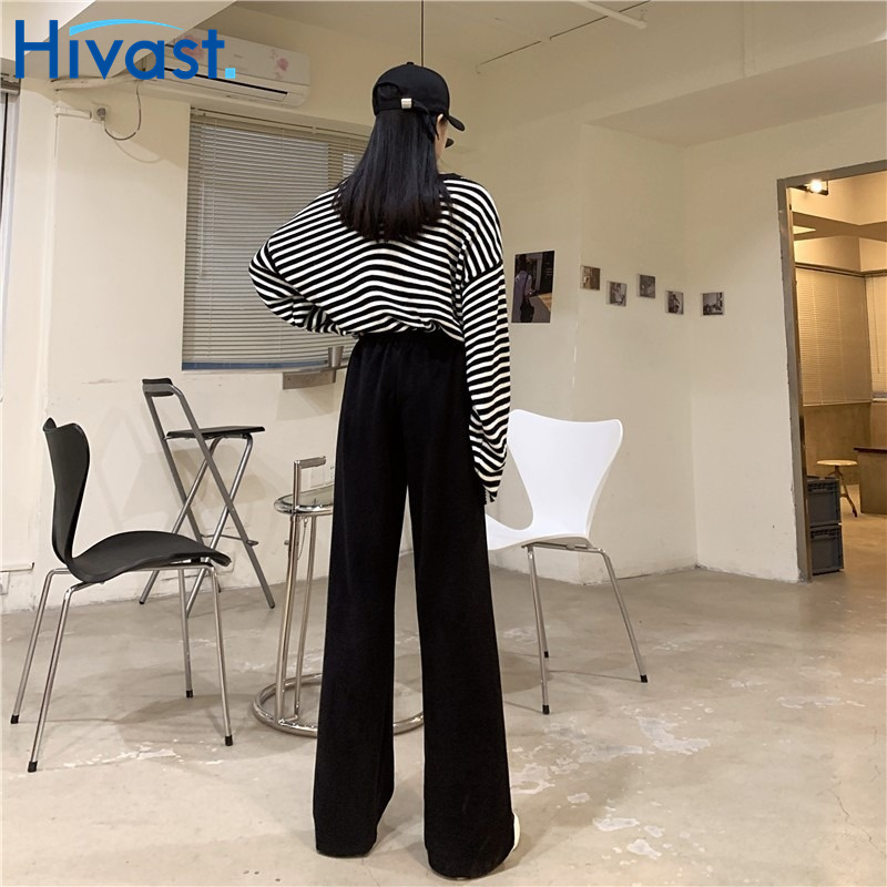 レッグパンツ 女性 ワイドパンツ  ストレート ハイウエスト デーリー ファッション
