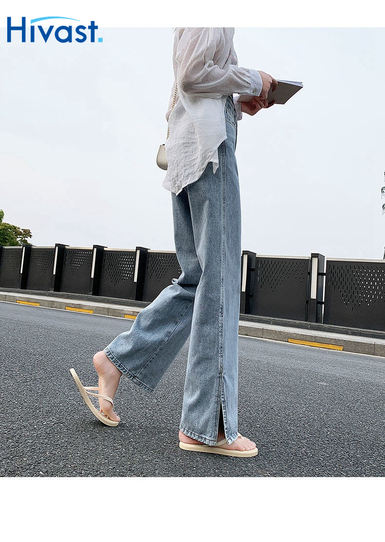 レッグパンツ 女性 ワイドパンツ 着瘦せ ジーンズ おしゃれ デート 上品 エレガント