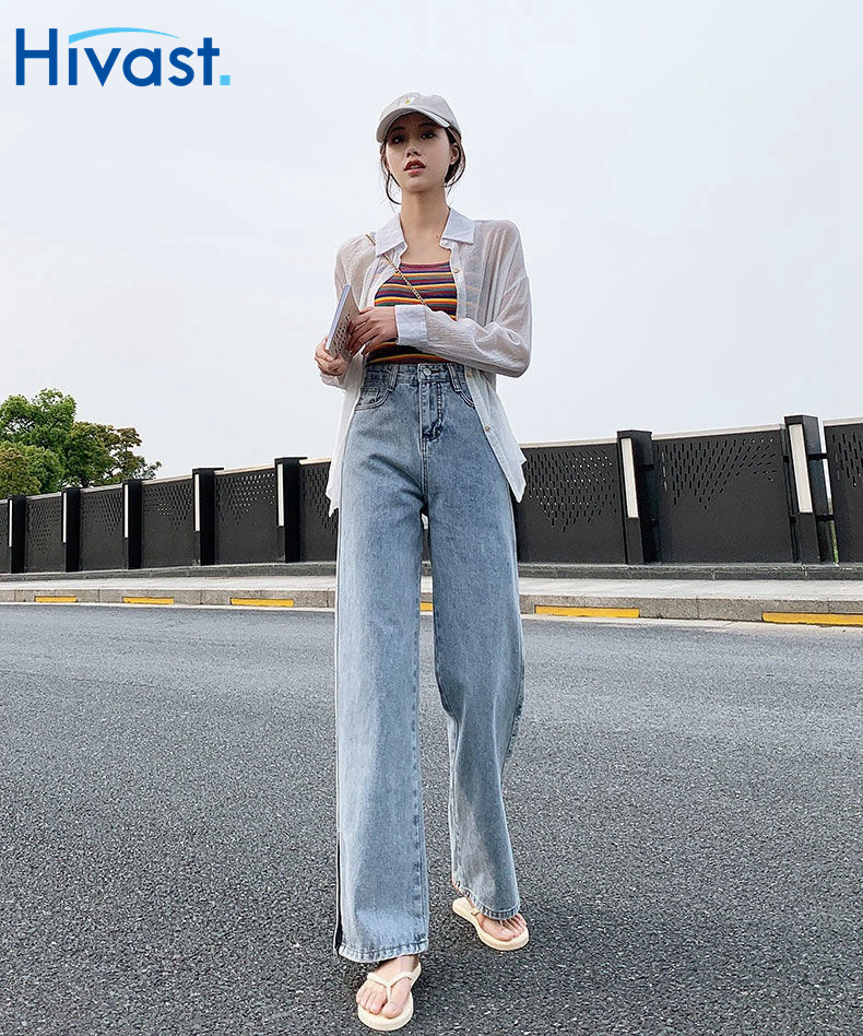 レッグパンツ 女性 ワイドパンツ 着瘦せ ジーンズ おしゃれ デート 上品 エレガント