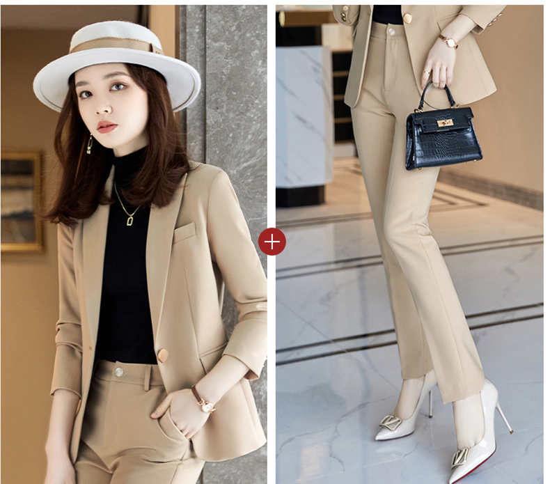 スーツ　レディース　2023 春の新作　カジュアルファッション　ヨロッパスタイル　スーツ2点セット