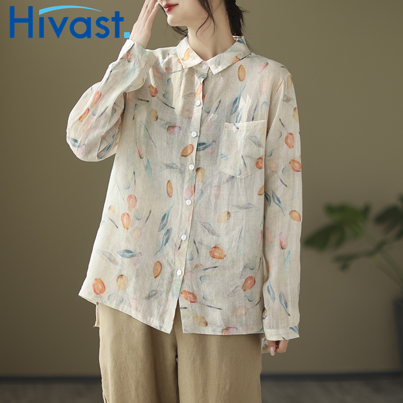 ブラウス  M~2XL  オレンジ    体型カバー 夏 春  2カラー 上質  M~2XL  レトロ 綺麗  着痩せ  大人