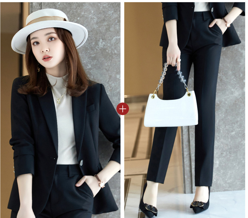 スーツ　レディース　2023 春の新作　カジュアルファッション　ヨロッパスタイル　スーツ2点セット