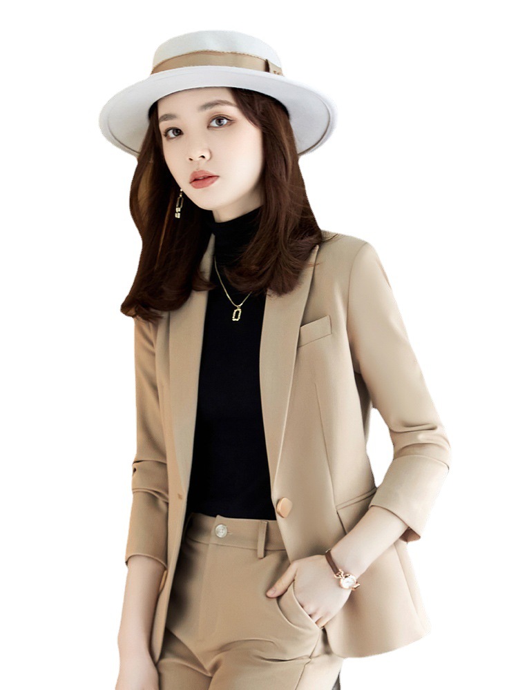 スーツ　レディース　2023 春の新作　カジュアルファッション　ヨロッパスタイル　スーツ2点セット
