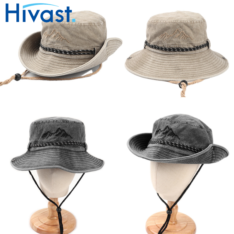 ハット  カウボーイ  防風 遮光率99% 登山 デニム   2023新作 花粉対策 帽子