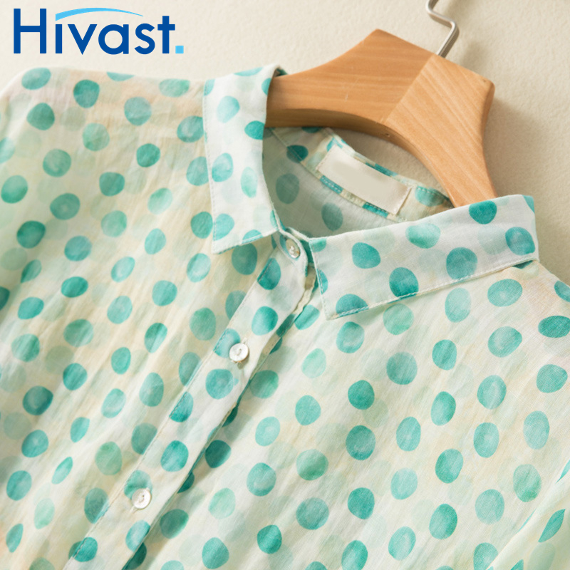 シャツ  体型カバー 水玉 M~2XL  レトロ 綺麗  着痩せ  大人    上質   女性   薄い  格好良い