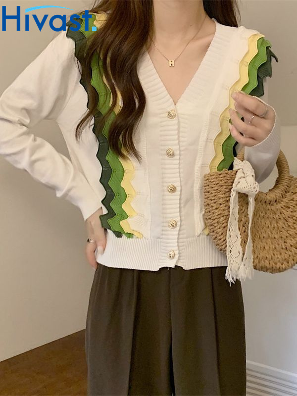 ジャンパー 優しい ニット カーディガン 薄手 女性 秋 2023年新作