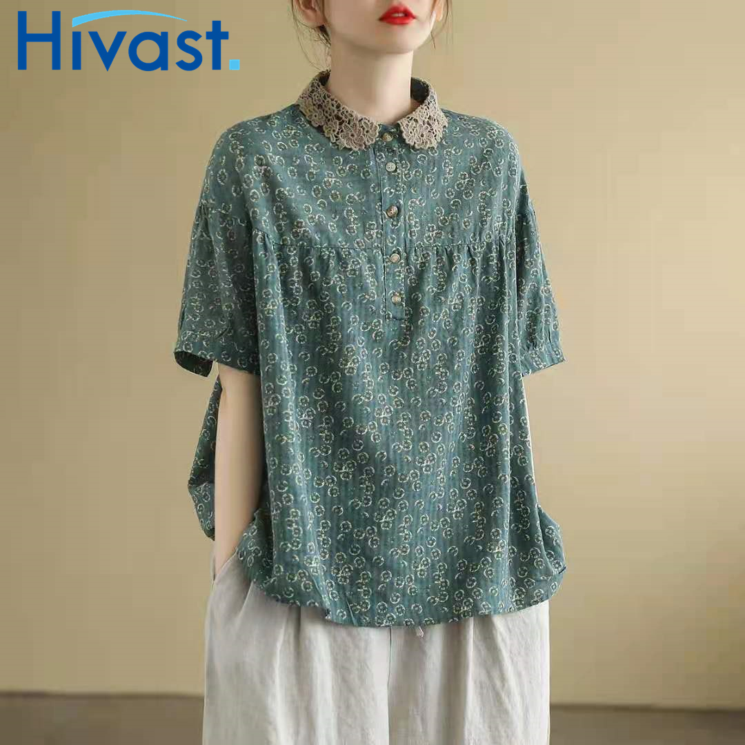 シャツ  レトロ レース 薄い  格好良い 花  お洒落   上質      2023年新作 ボトムス 女性 ファッション