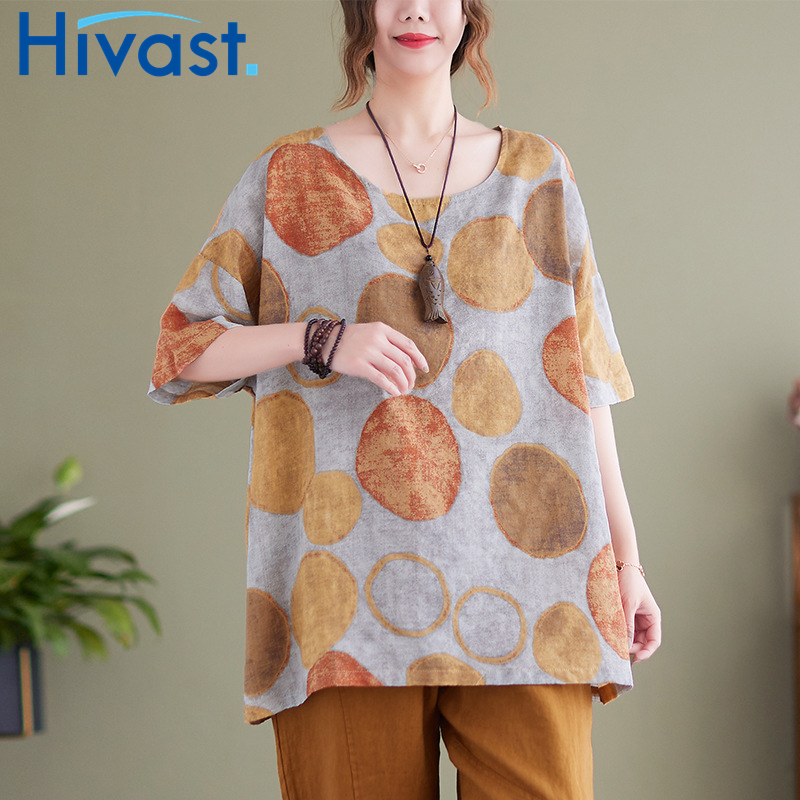 Tシャツ  体型カバー 水玉  レトロ 綺麗  着痩せ  大人    上質   女性   薄い  格好良い