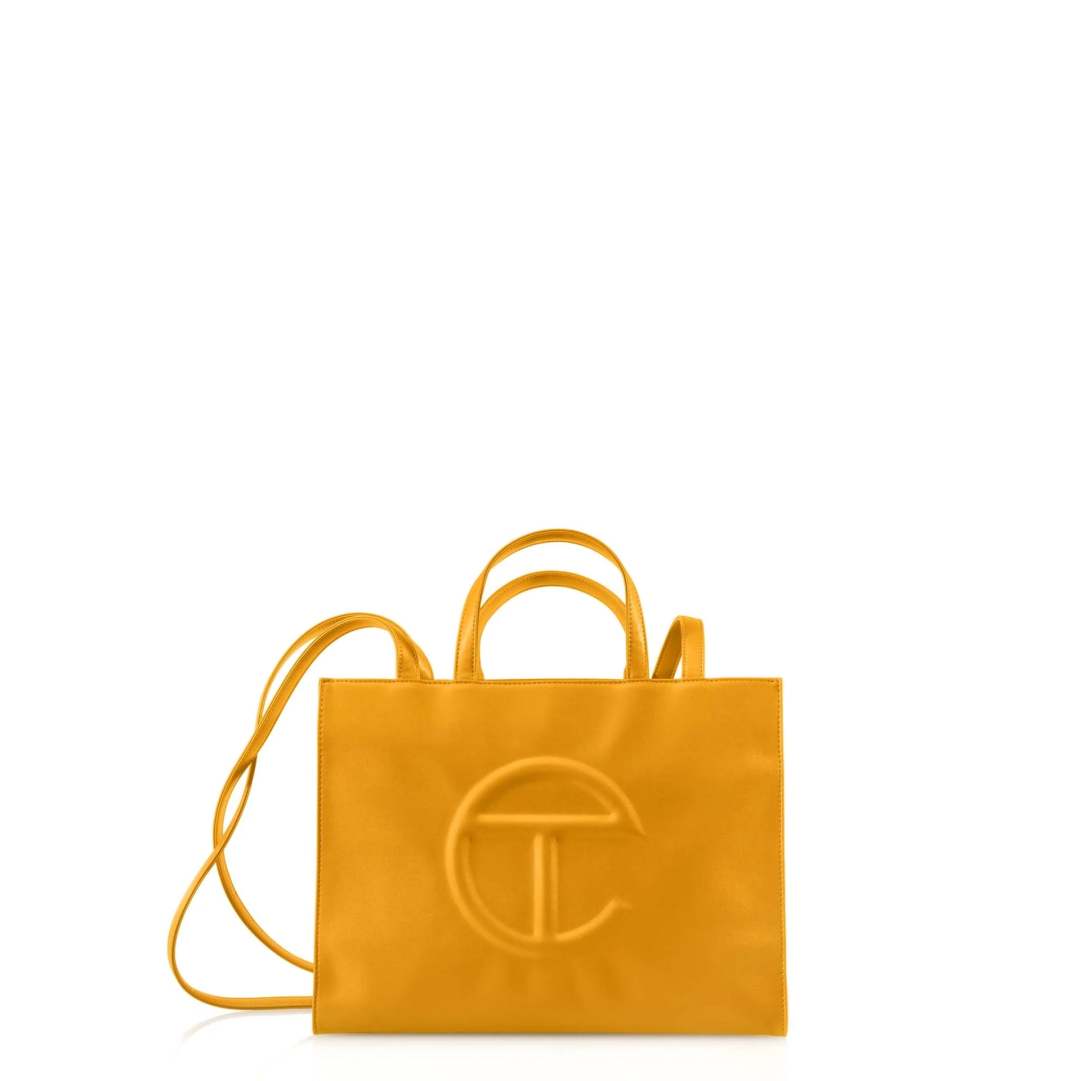 Telfar Mustard NWT Small Shopping Bag & XS/S (24-36 Inches) Belt NIB