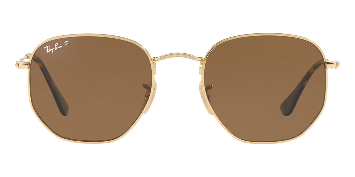 Ray-Ban Hexagonal RB 3548N 001/57 Polarised - As Seen On Justin Bieber