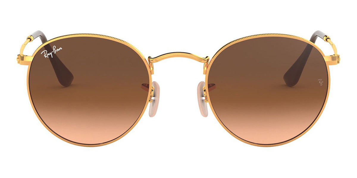 Ray-Ban Round Metal RB 3447 9001/A5 Shiny Light Bronze