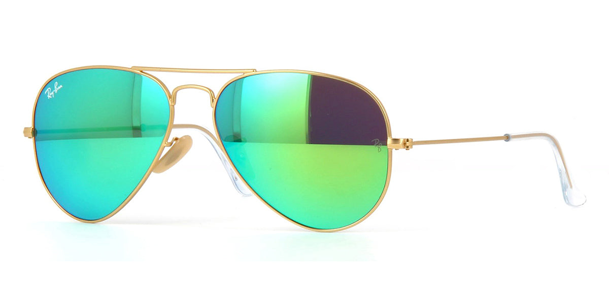 Ray-Ban Aviator 3025 112/19 Green Flash Mirror - As Seen On Khloe Kardashian