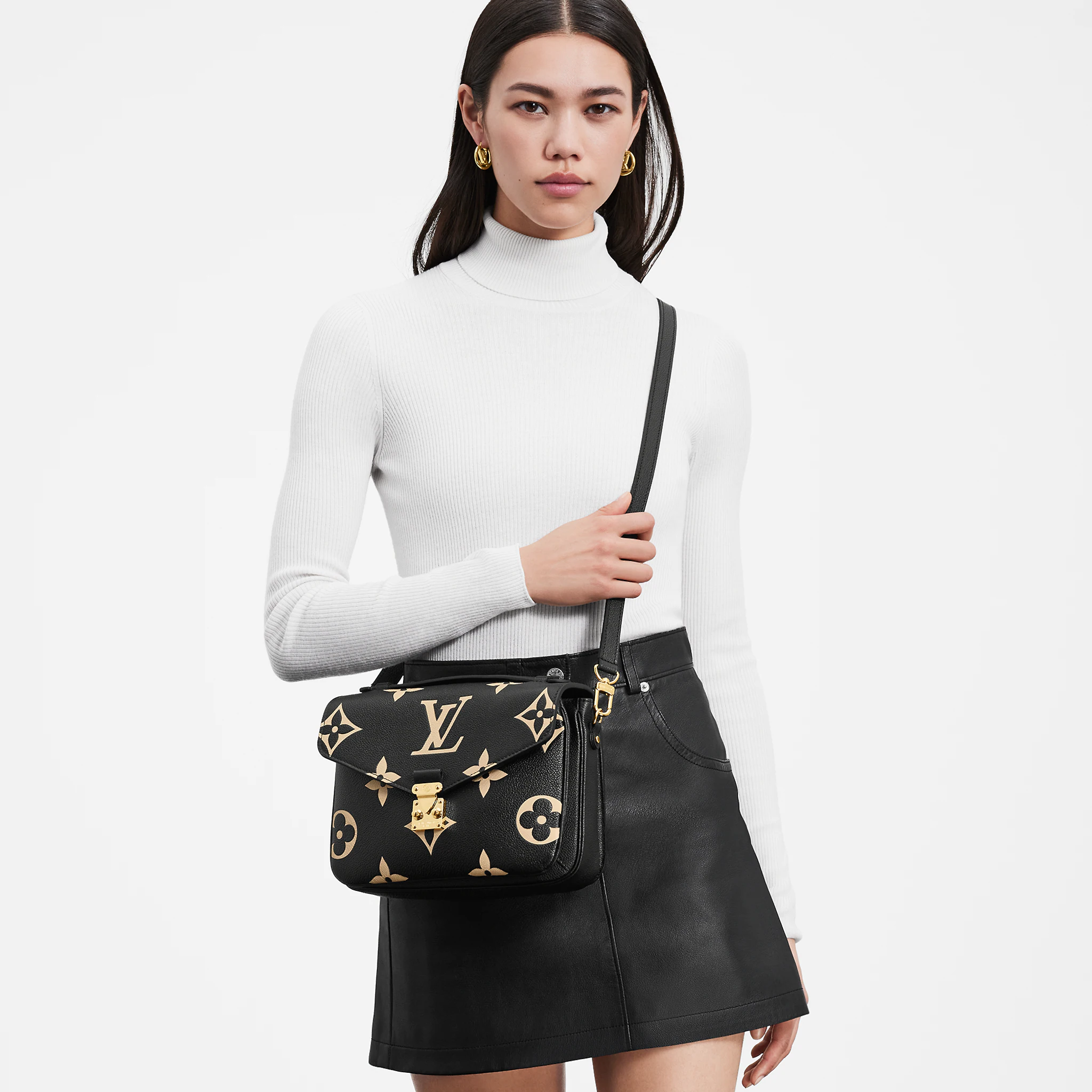 Louis Vuitton Felicie Pochette Bicolor Monogram Empreinte Leather –  STYLISHTOP