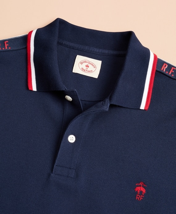 Cotton Pique Initial Polo Shirt