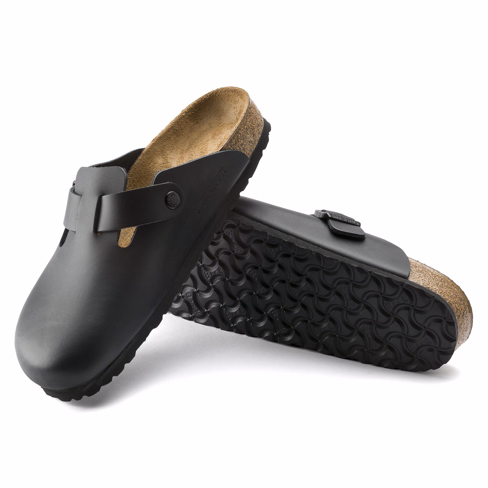 Boston Cuir naturel - Black