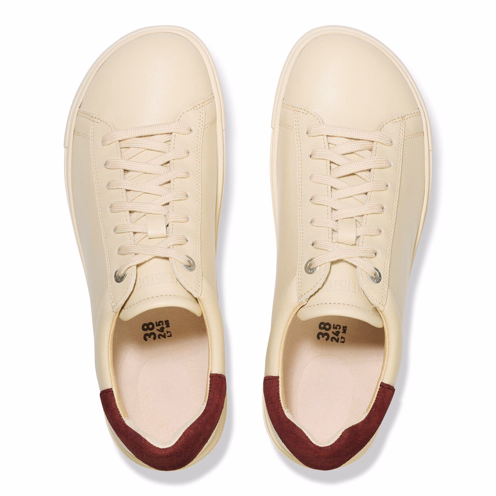 Bend Low Cuir naturel - Eggshell/Zinfandel