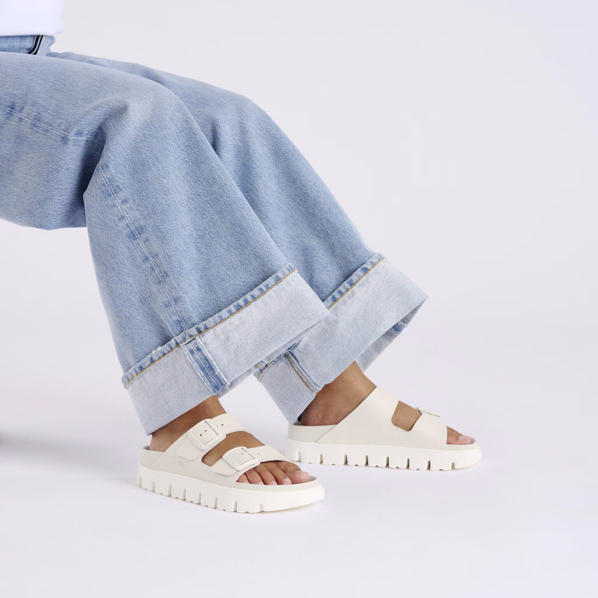 Arizona PAP Chunky Cuir naturel - Eggshell