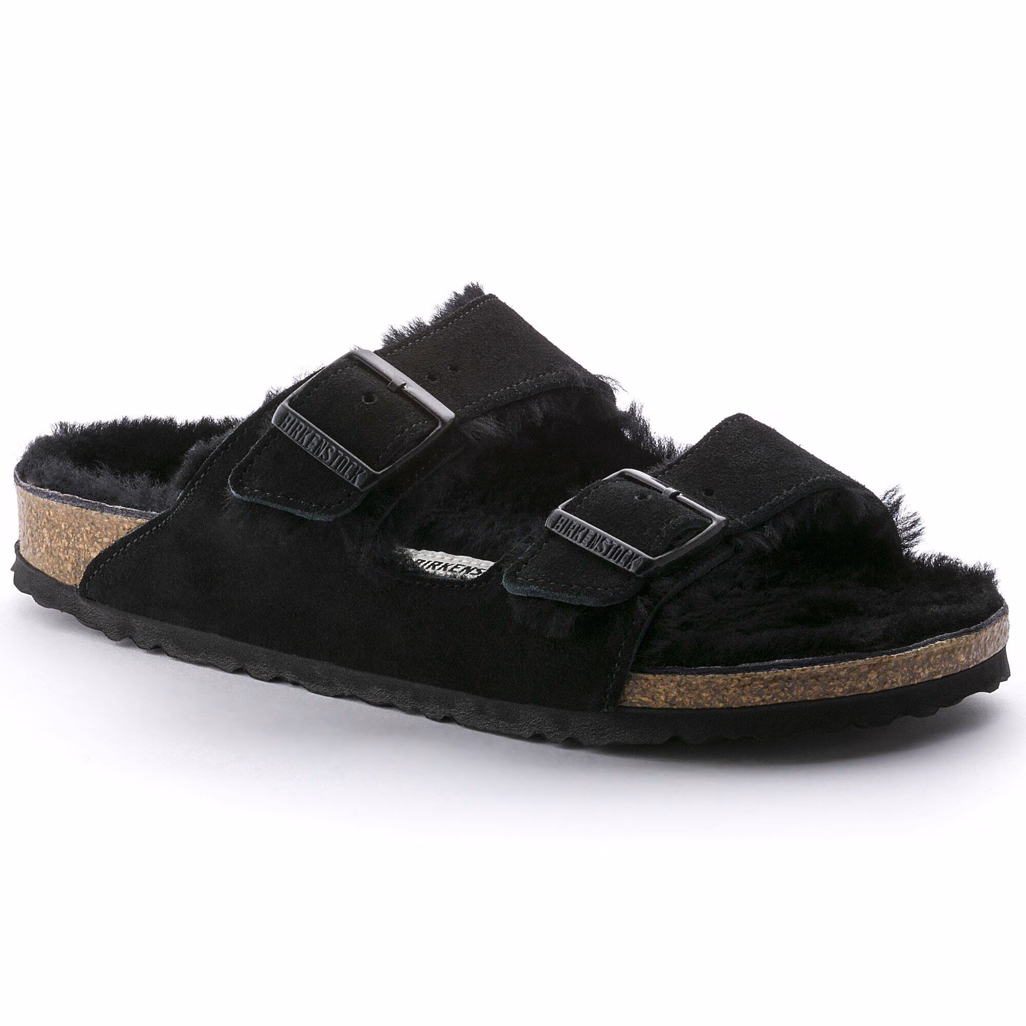 Arizona en fourrure d’agneau Suède - Black