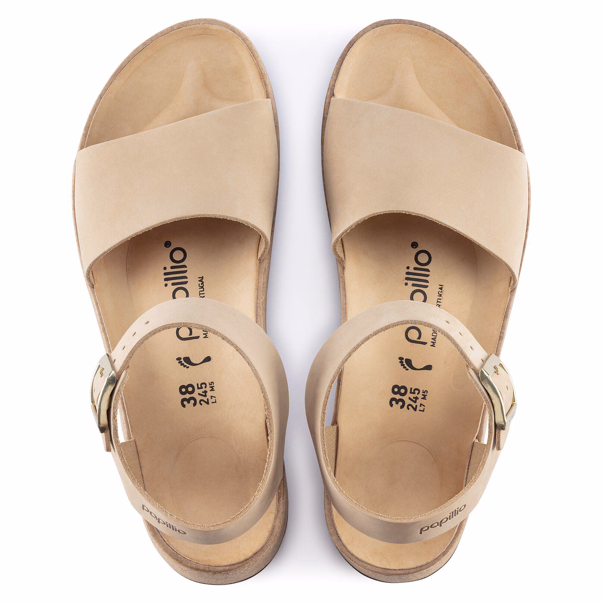 Glenda Cuir nubuck - Sandcastle