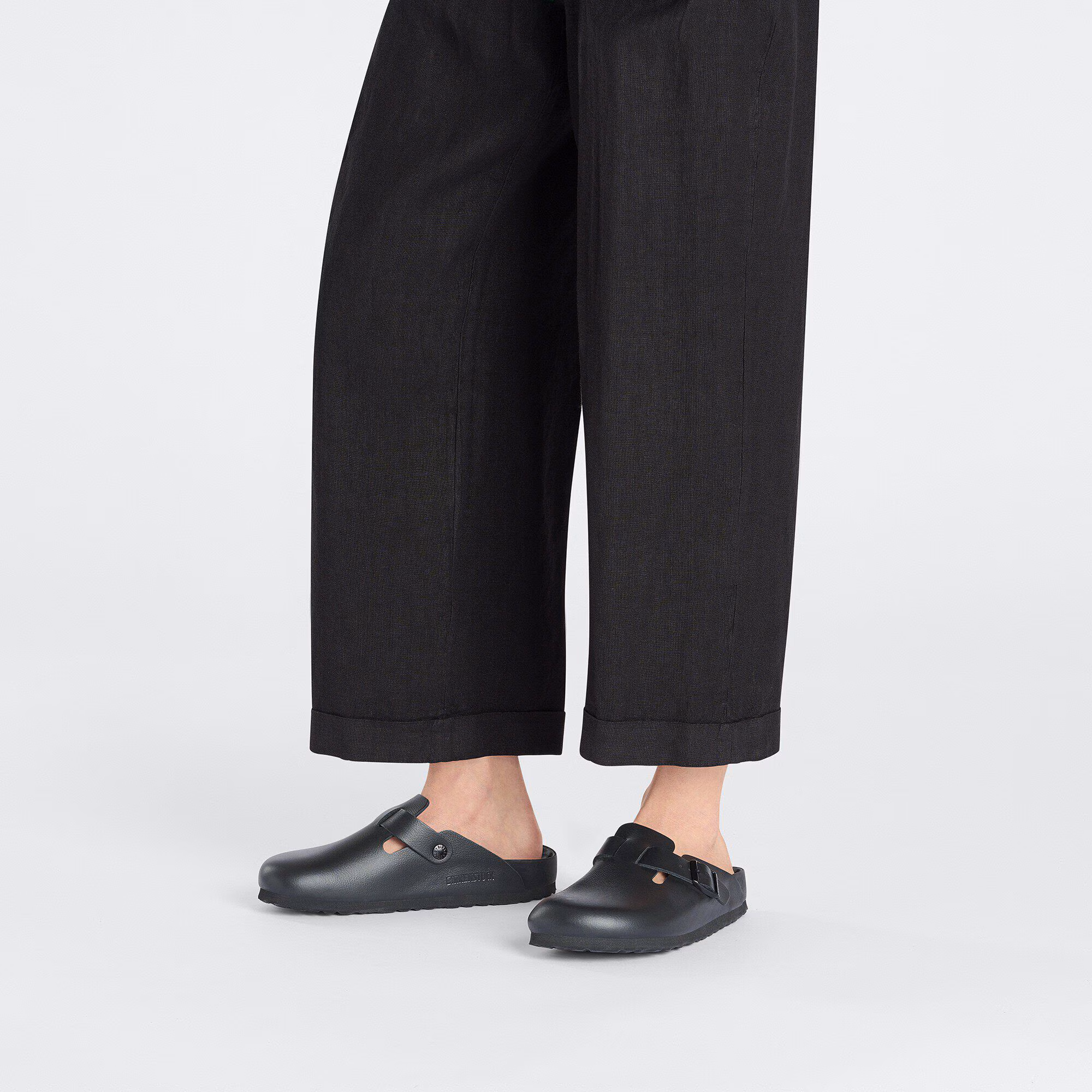 Boston Cuir naturel - Black