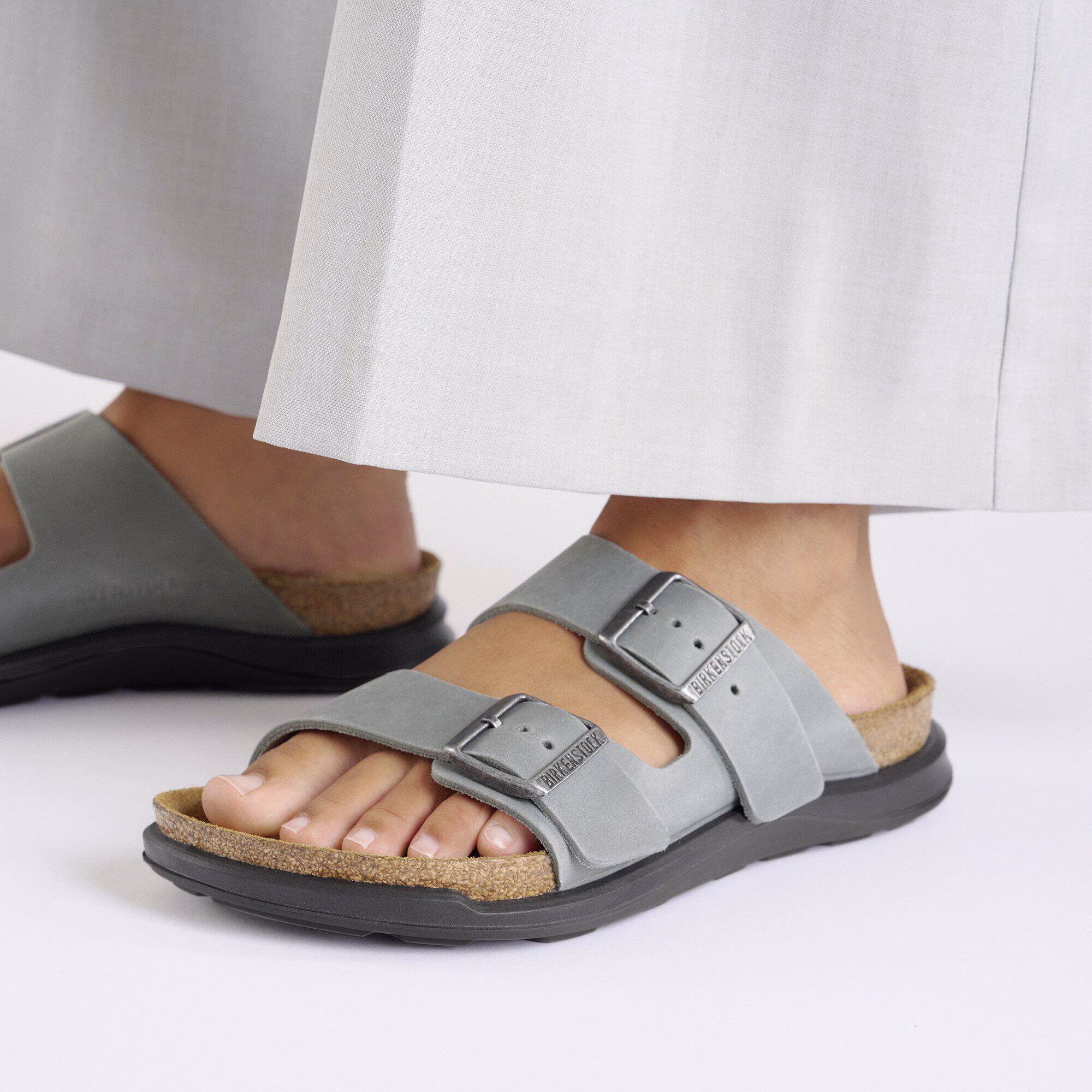 Arizona Crosstown Cuir huilé - Basalt Gray