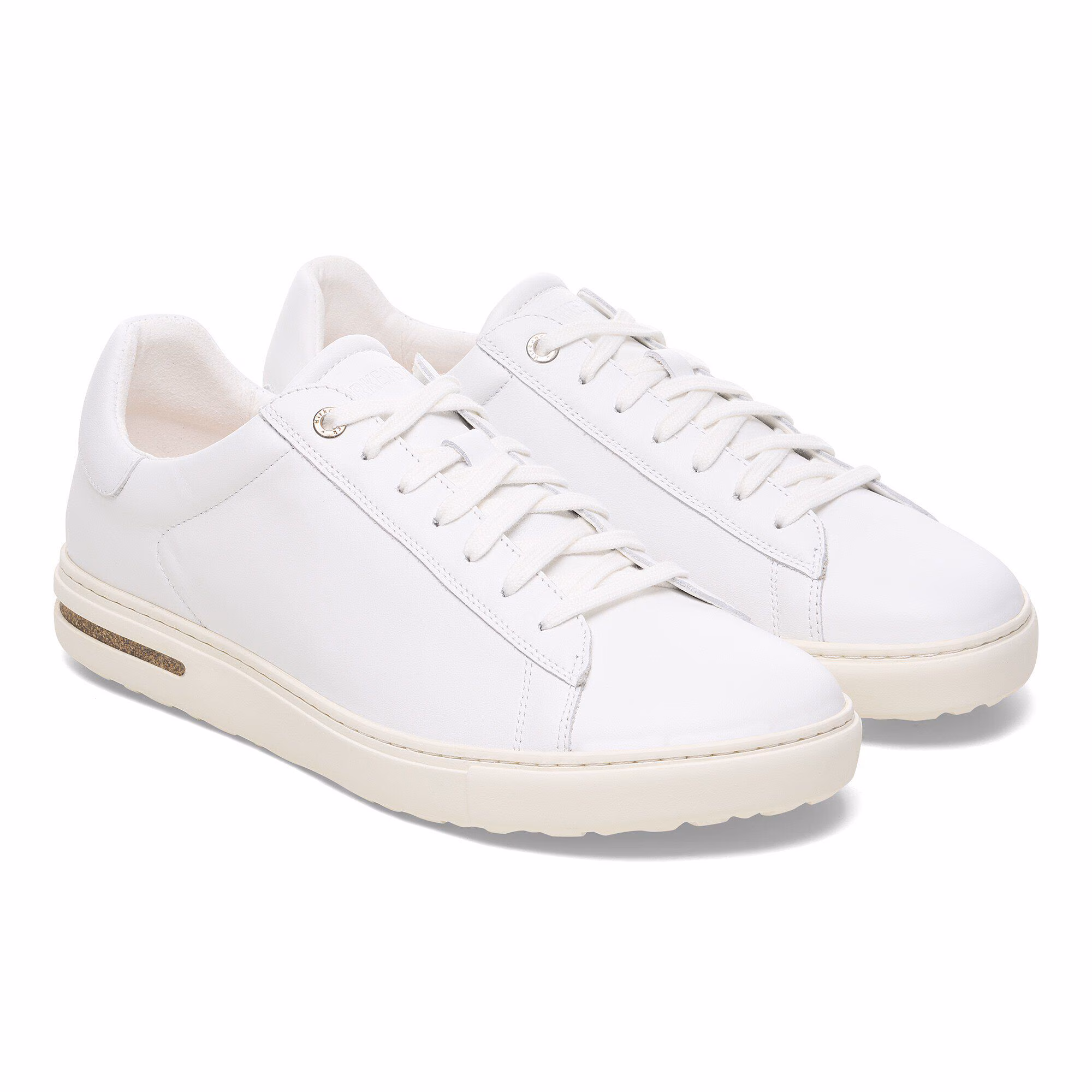 Bend Low Cuir naturel - White