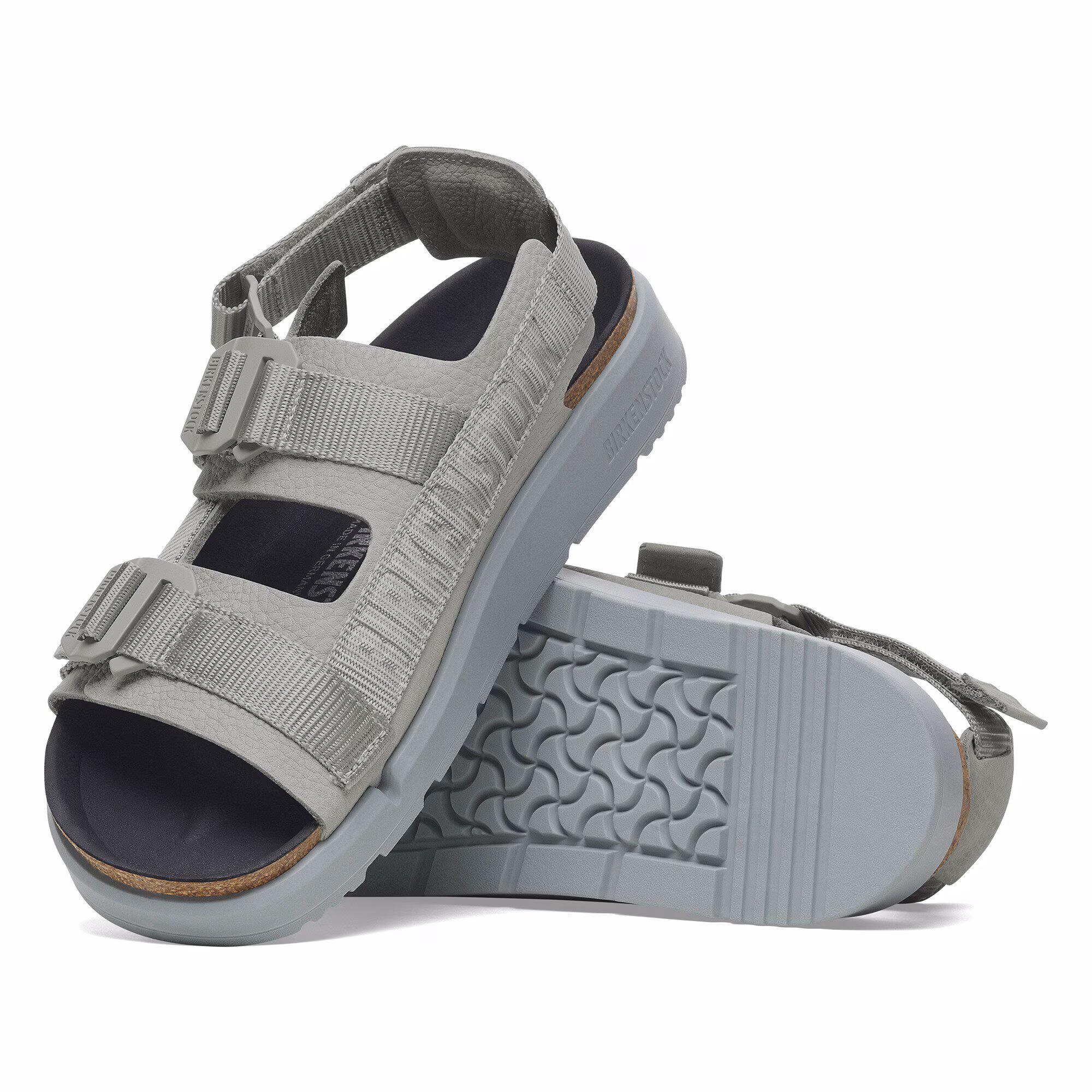 Shinjuku Cuir naturel/Textile - Pure Sage