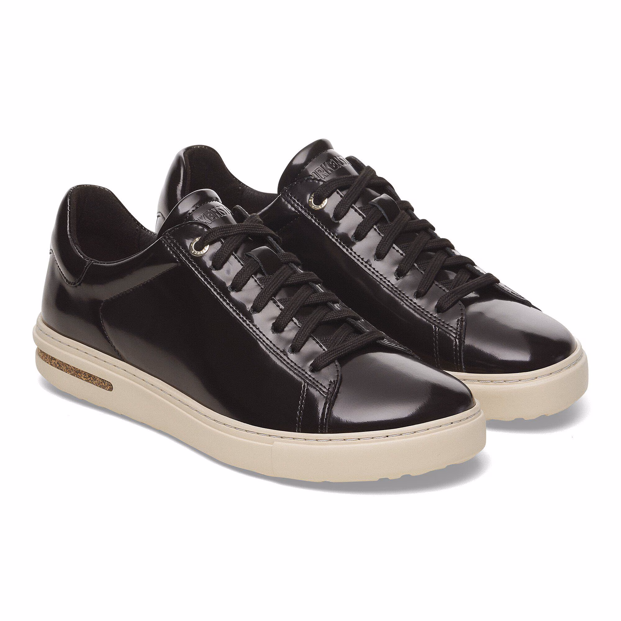 Bend Low Cuir naturel verni - Black