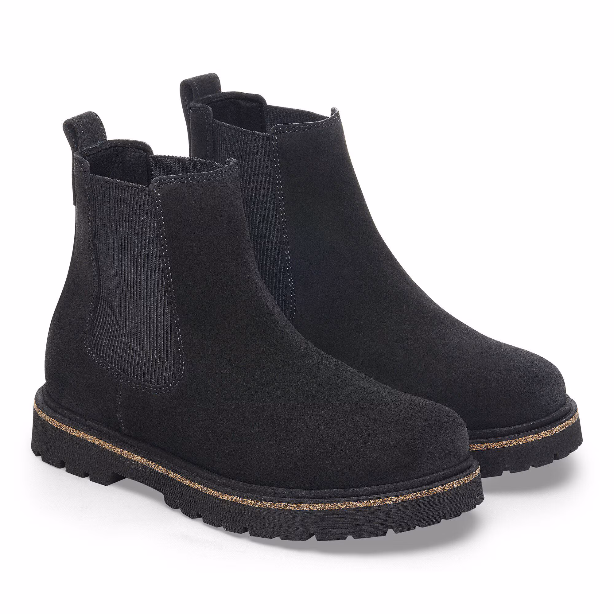 Highwood Slip On Men Suède - Black