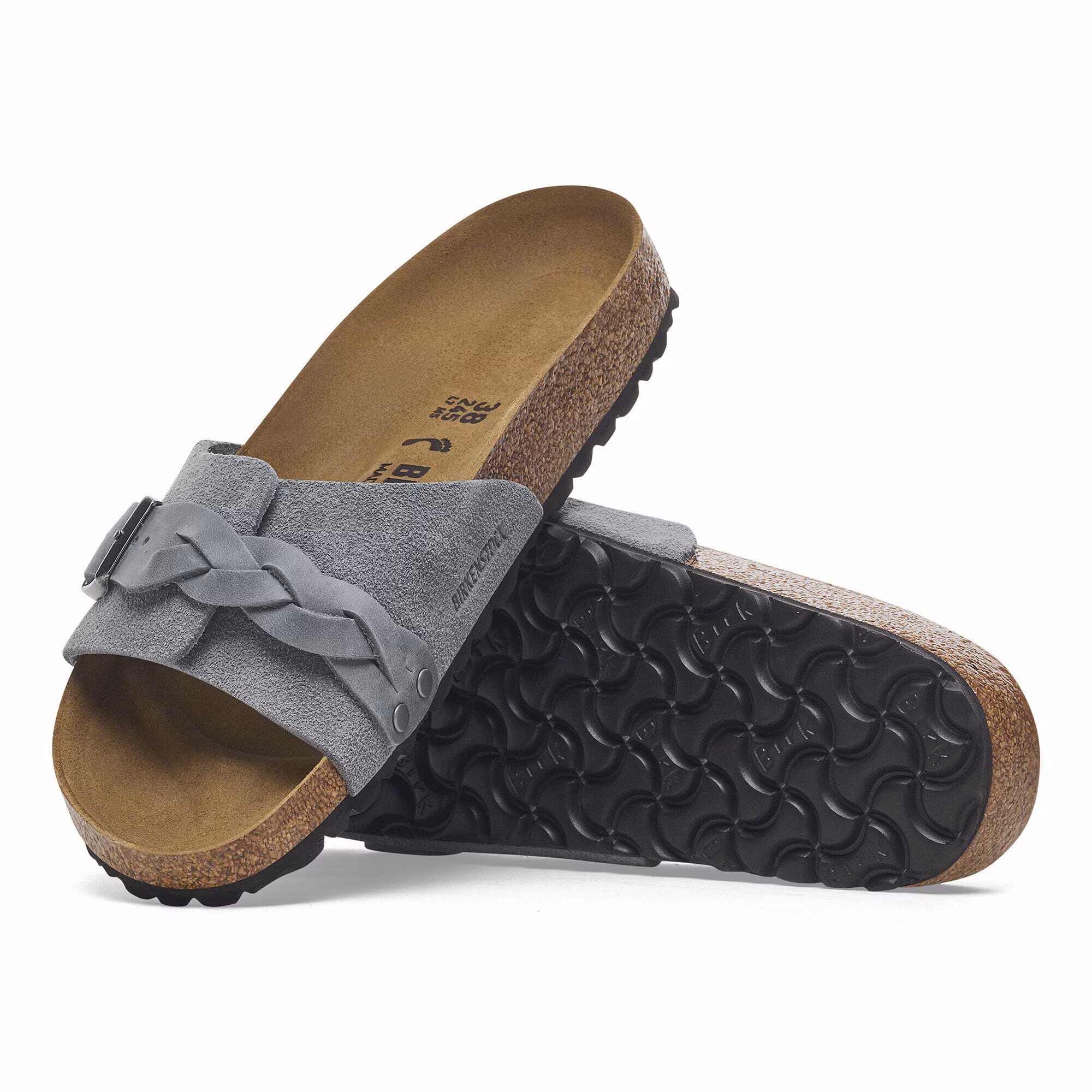 Oita Braided Suède - Basalt Gray
