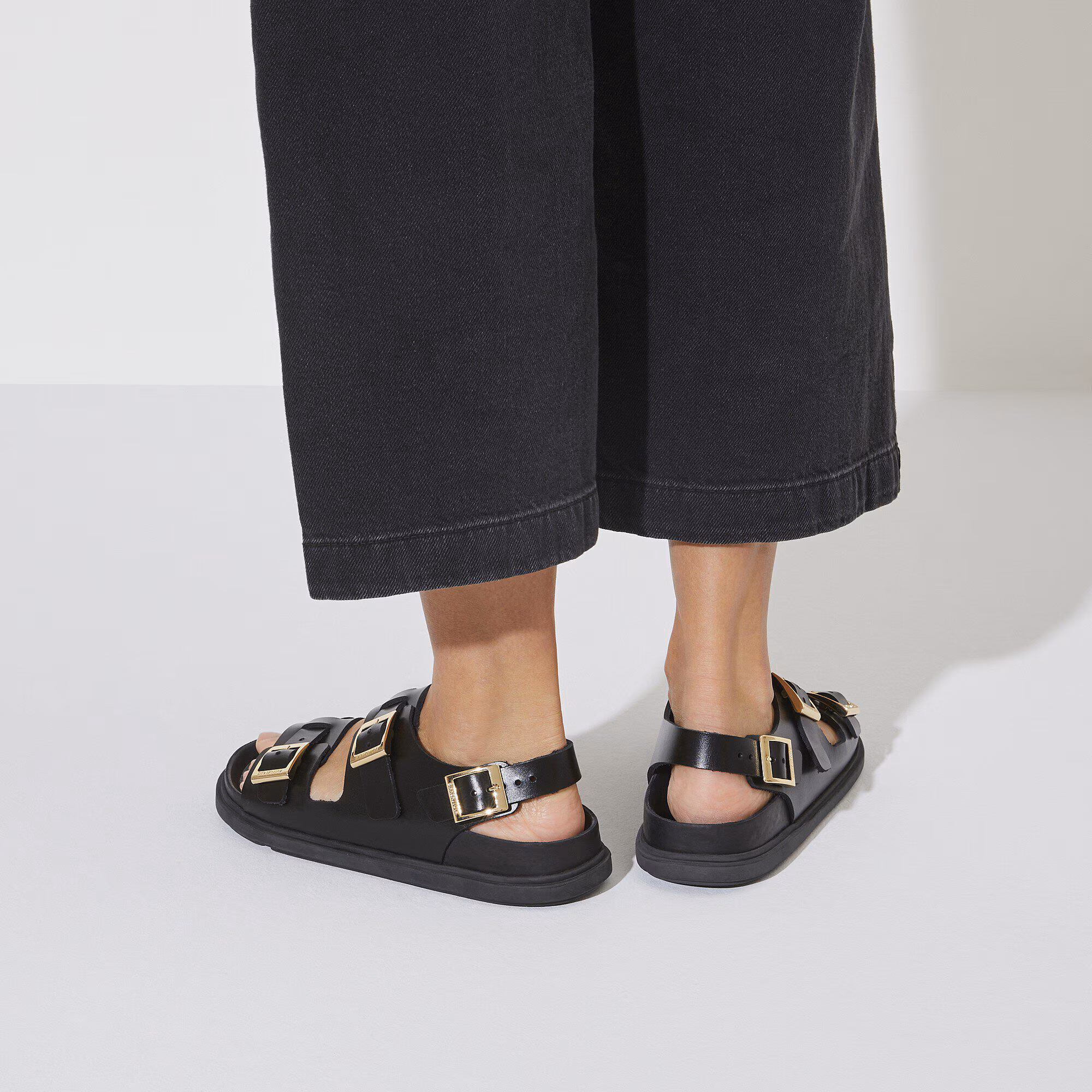 Cannes Cuir naturel - Black