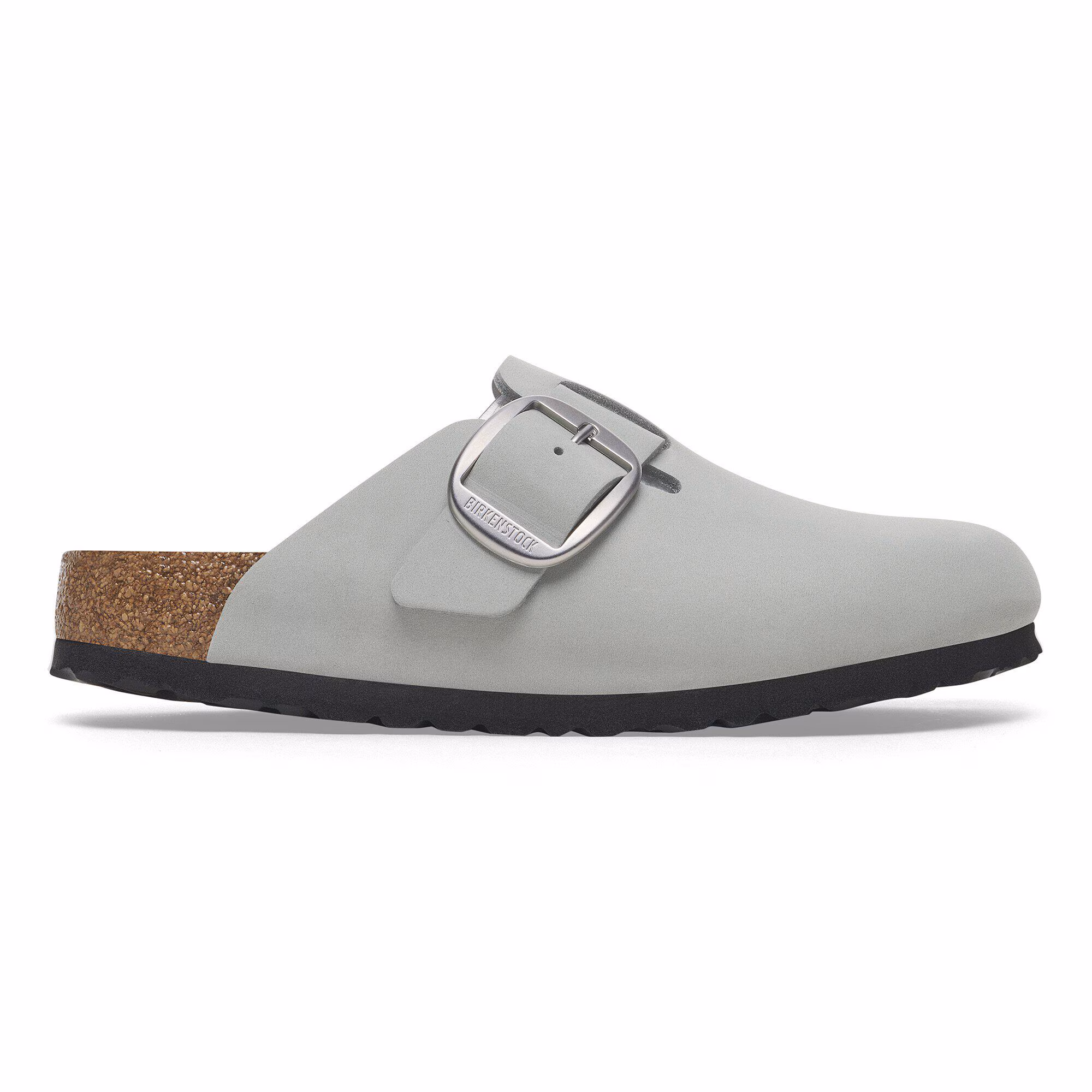 Boston Big Buckle Cuir nubuck - Pure Sage