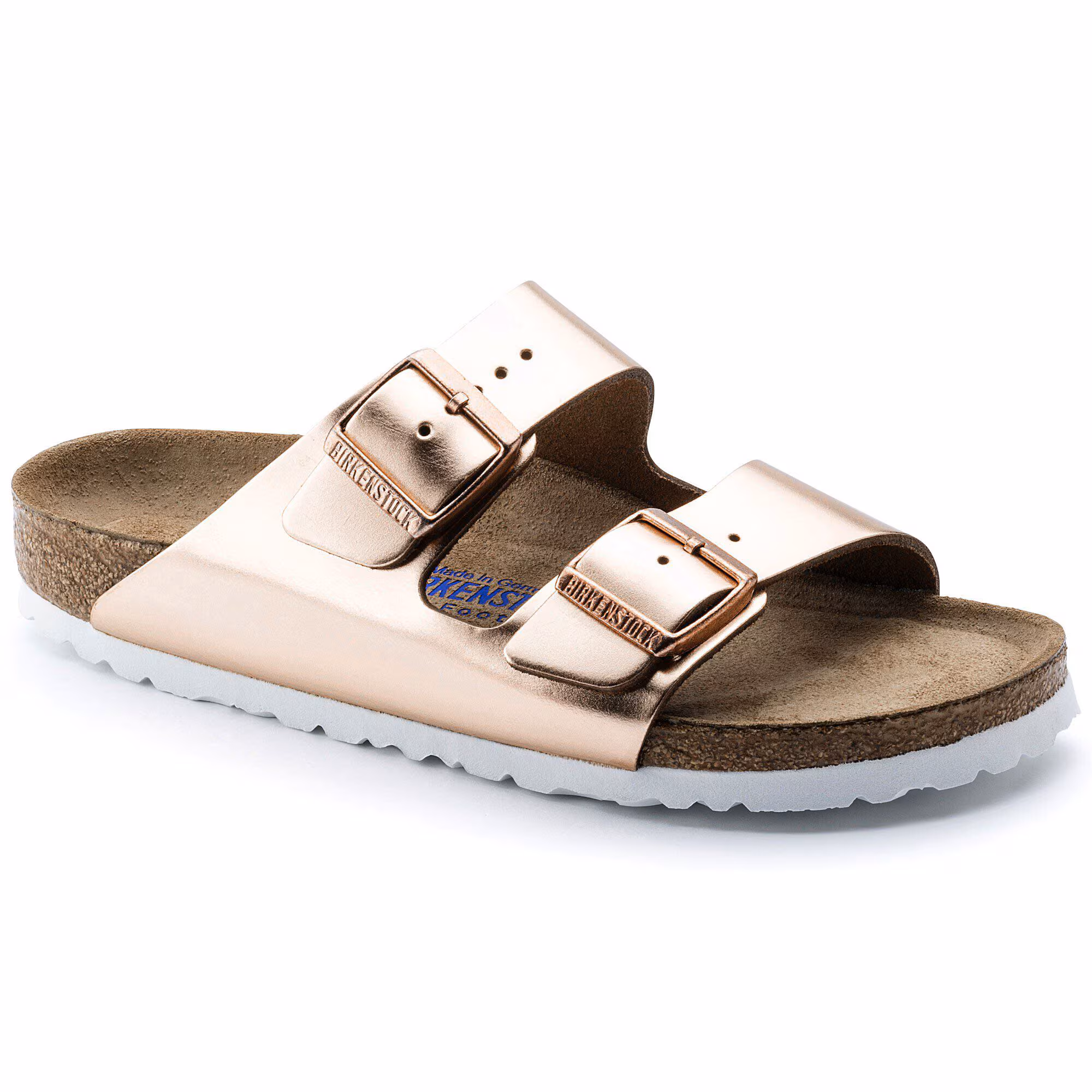 Arizona Lit de pied souple Cuir naturel - Metallic Copper