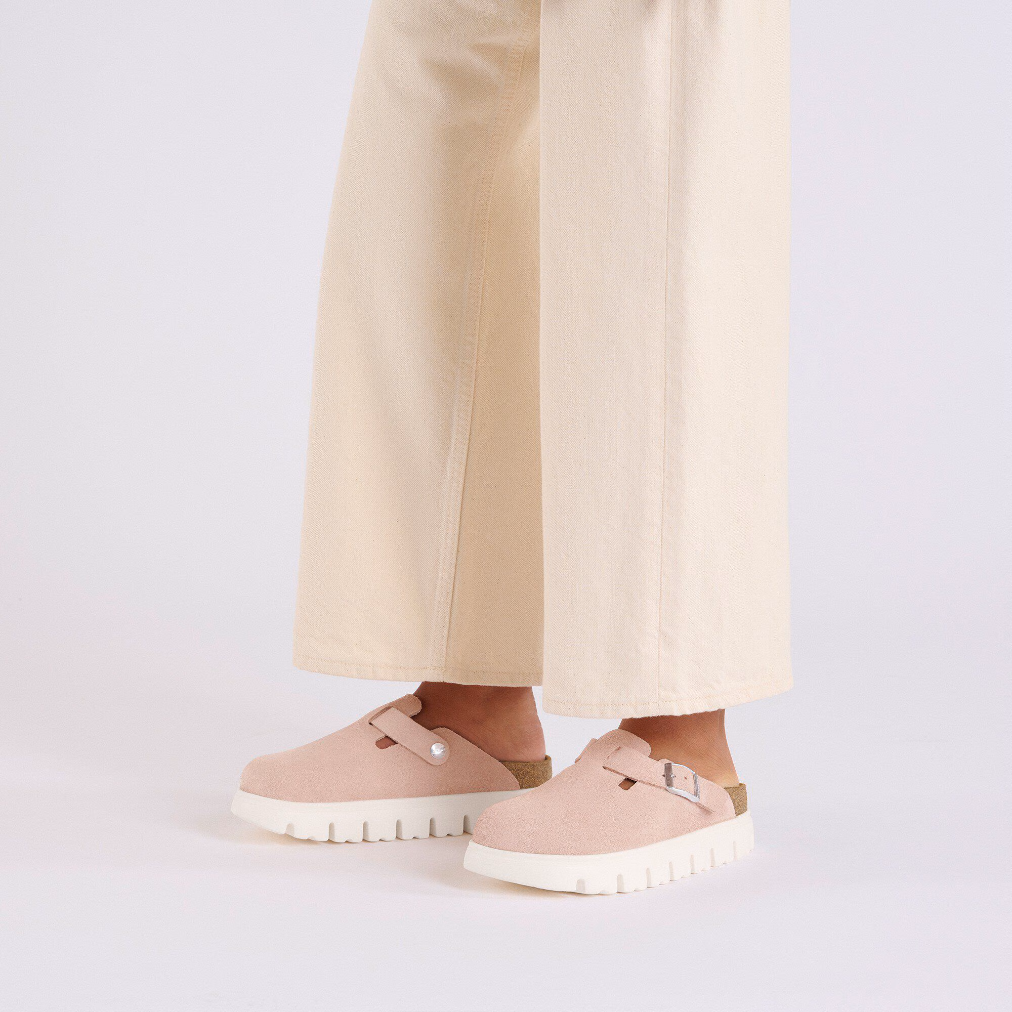 Boston Chunky Suède - Light Rose