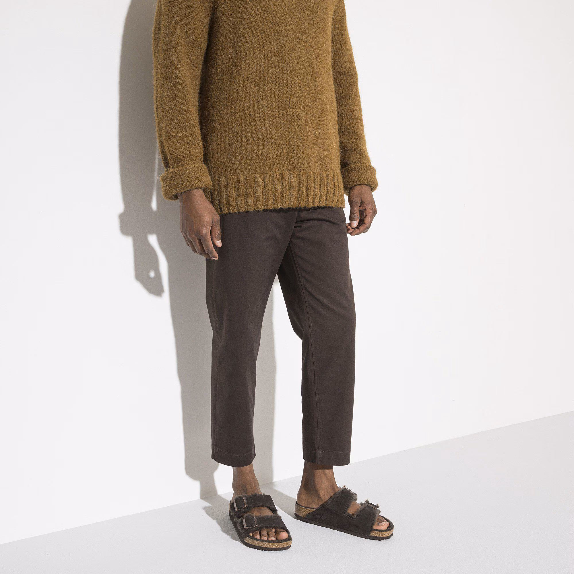 Arizona en fourrure d’agneau Suède - Mocha