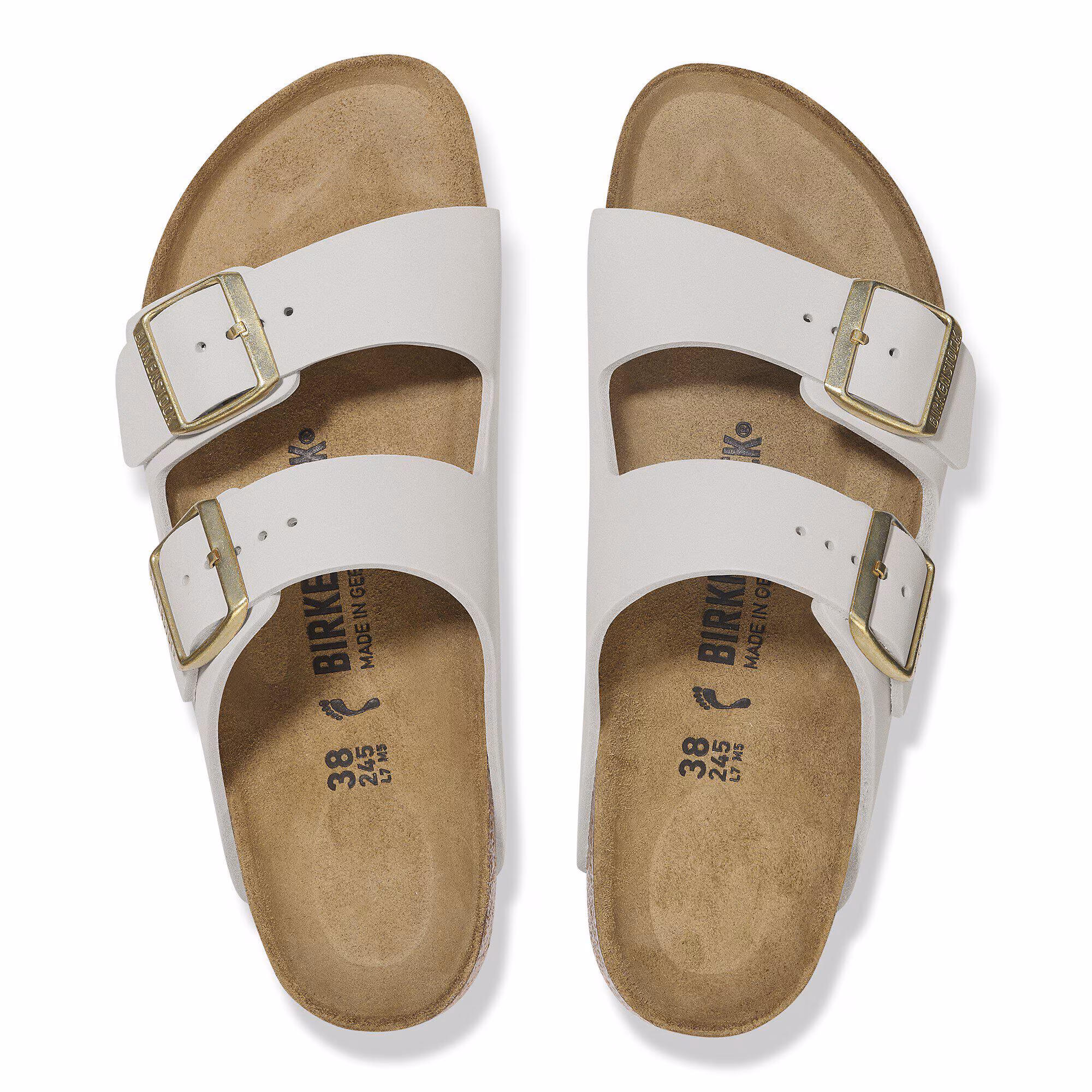 Arizona Cuir nubuck - Antique White