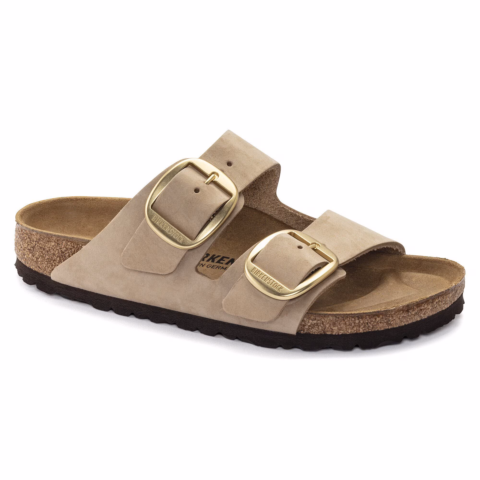Arizona Big Buckle Cuir nubuck - Sandcastle