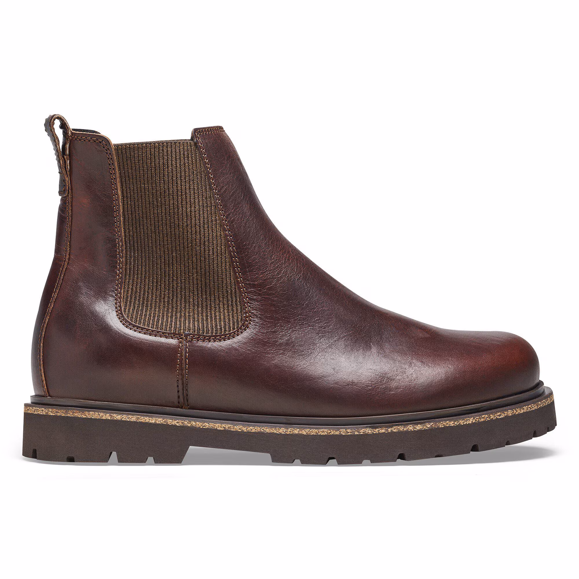 Highwood Slip On Men Cuir naturel - Chocolate