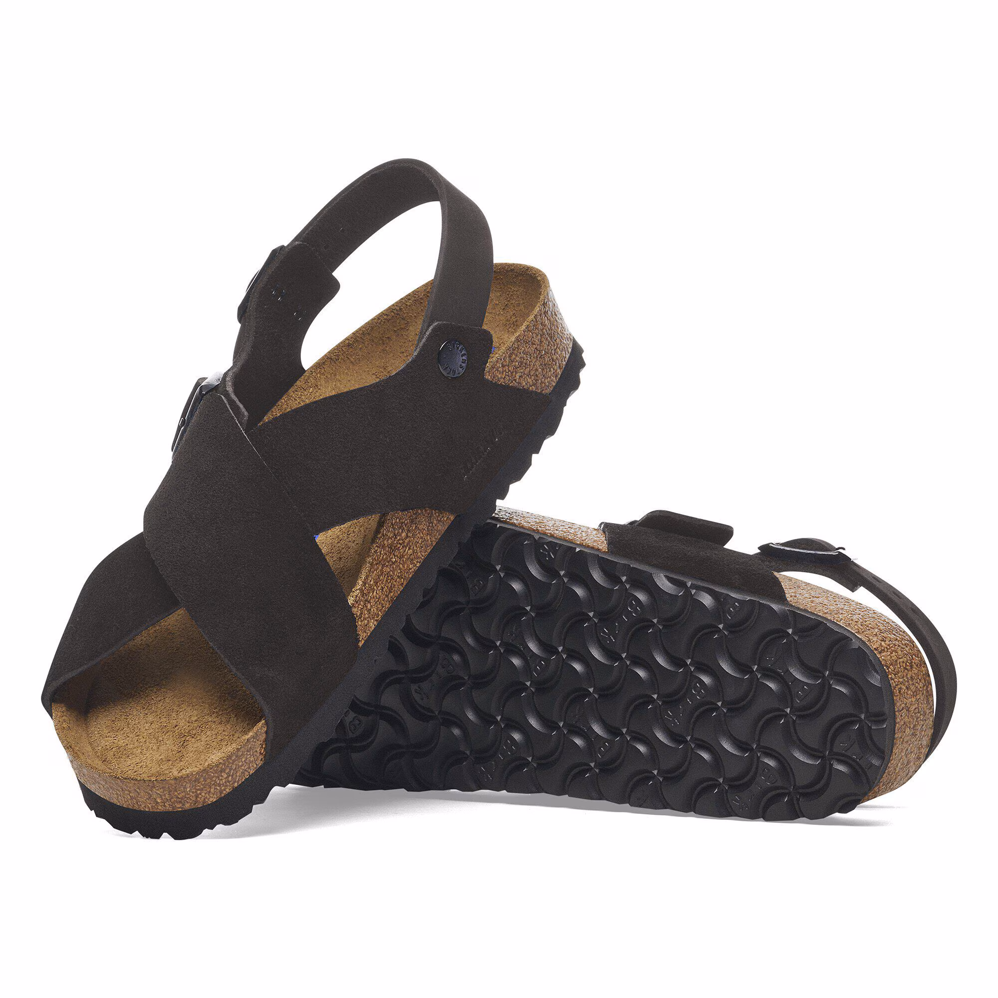 Tulum Soft Footbed Suède nubuck - Black