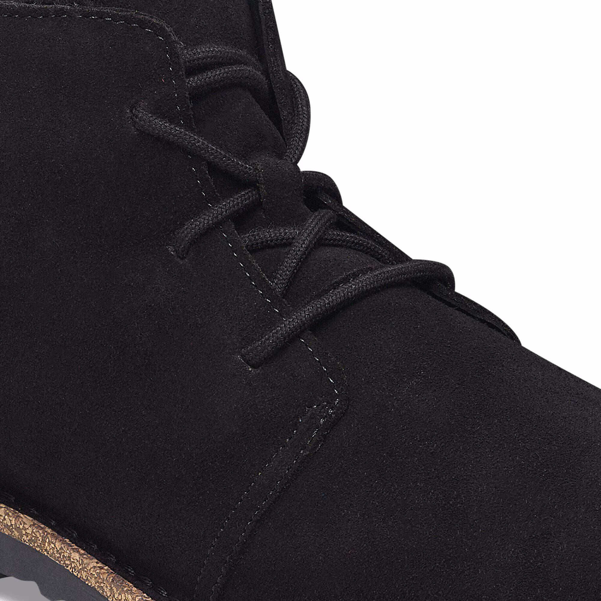 Uppsala Mid Shearling Suède - Black