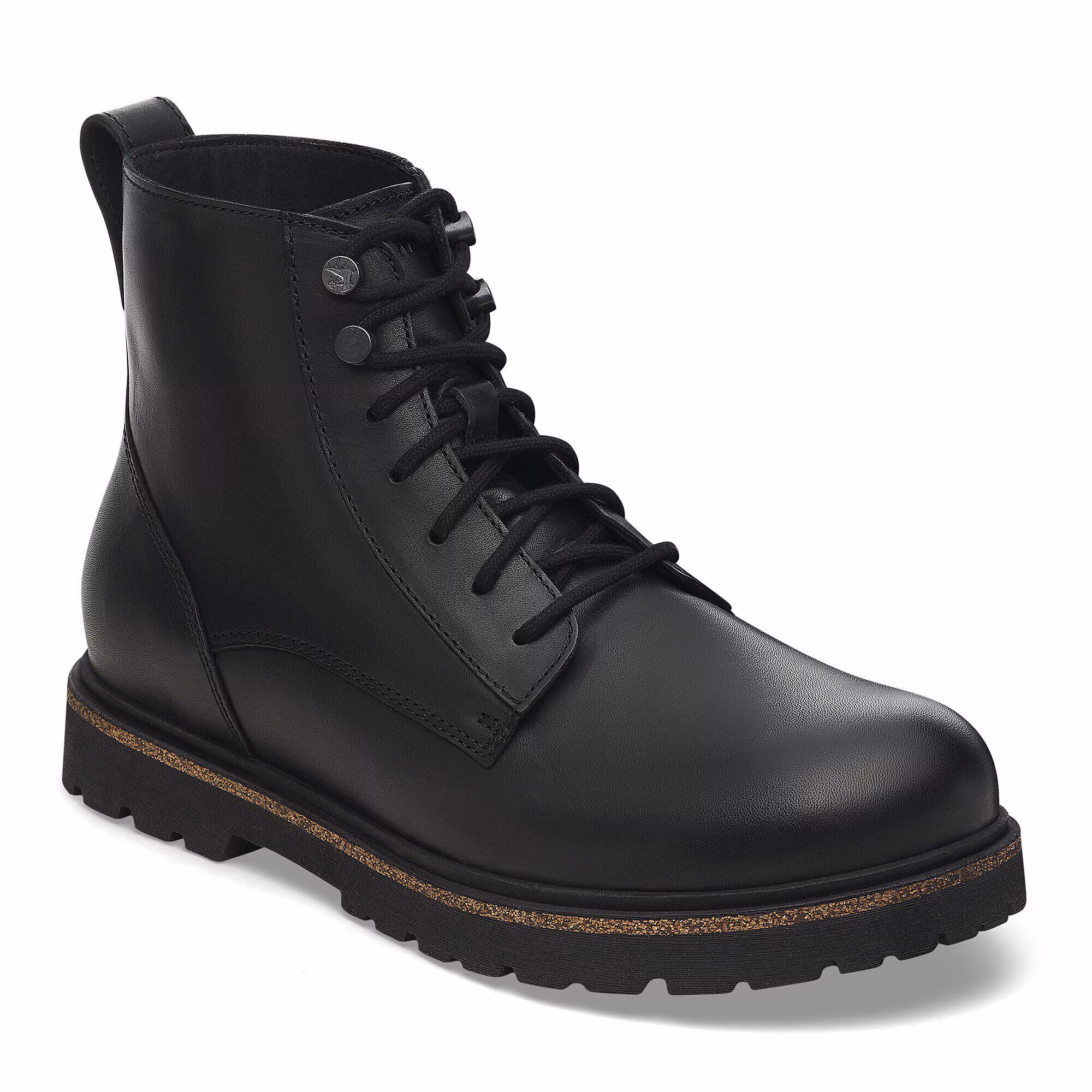Highwood Lace Mid Women Cuir naturel - Black