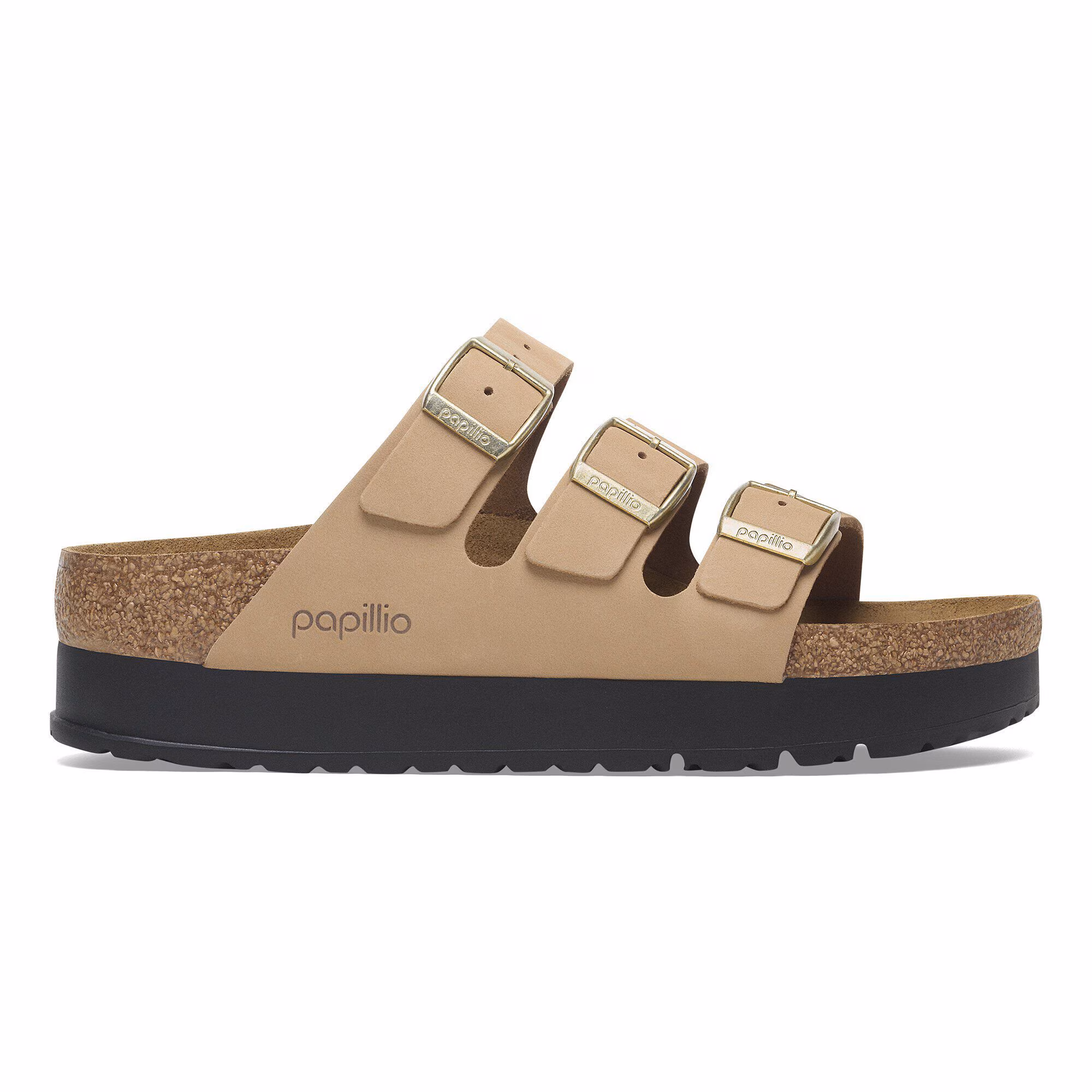 Florida Flex Platform Cuir nubuck - Sandcastle